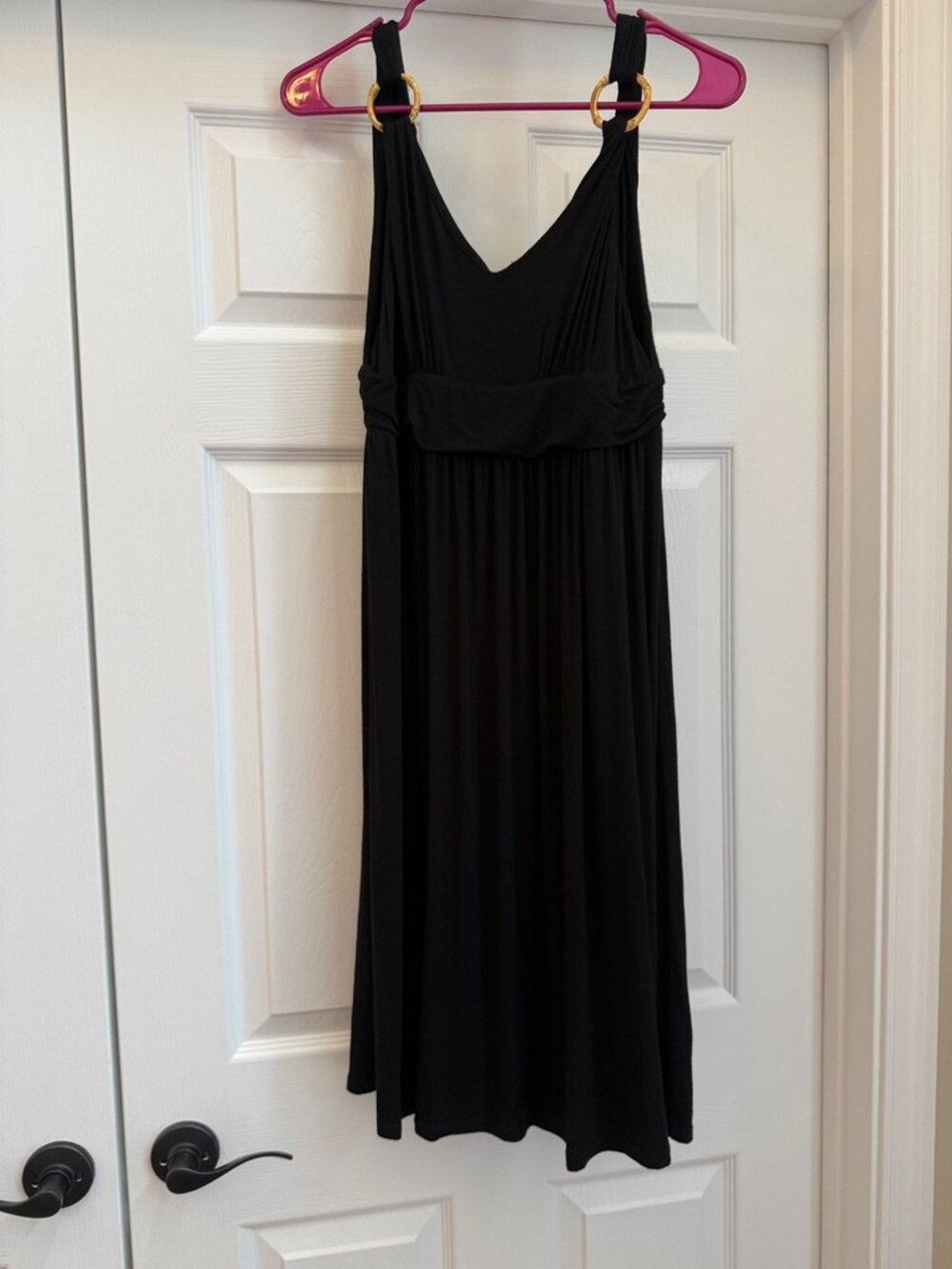 Womens Kenneth Cole Reaction Black Beach Cover Up Summer Pool Size Large